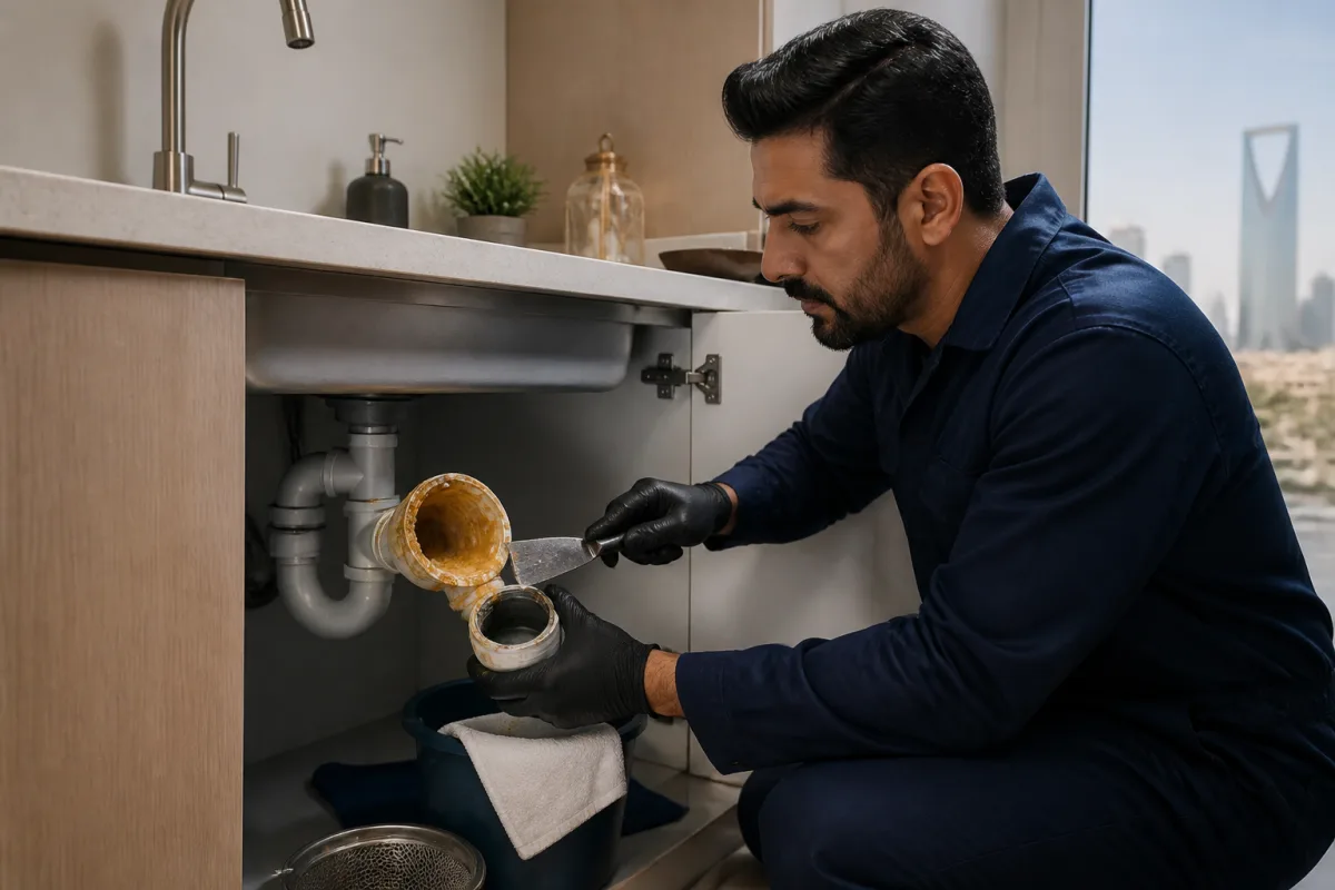 شركة تسليك بلوعات بالرياض للحمامات والمطابخ